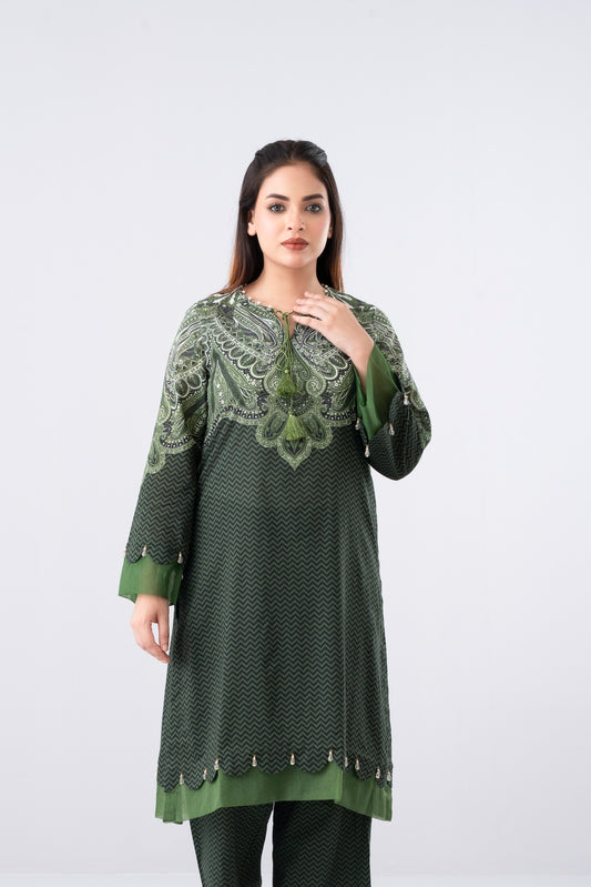 Smart Fit Digital Printed Three-Piece Lawn