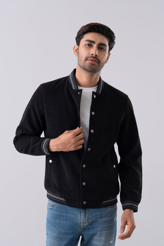 Regular Fit Rugby Bomber Jacket