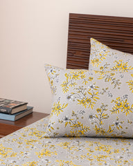 King-Size Bed Sheet - Light Grey