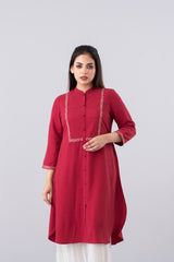 Smart Fit Embroidered Ethnic Kurta