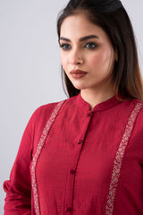 Smart Fit Embroidered Ethnic Kurta