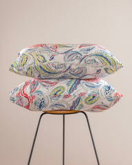 Queen-Size Bed Sheet - Multi Leaf