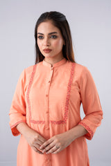 Smart Fit Embroidered Ethnic Kurta
