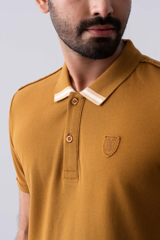 Regular Fit Washed Polo Shirt