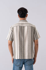 Relaxed Fit Striped Casual Shirt