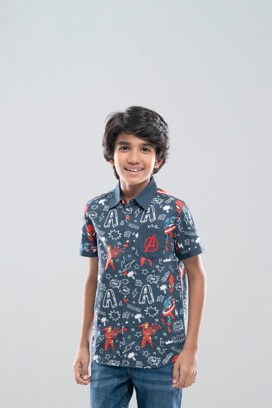 Boys Shirt (6-8 Years) - Marvel