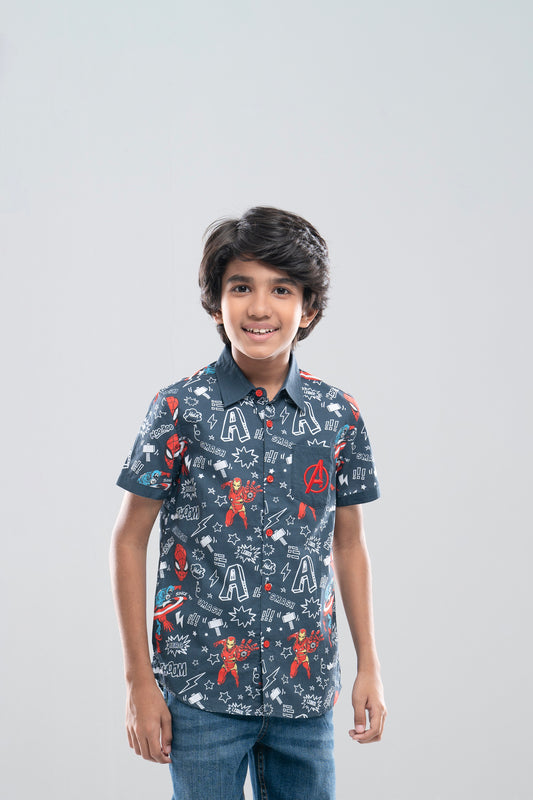 Boys Shirt (6-8 Years) - Marvel