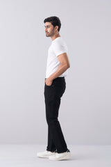 Straight Fit Black Jeans