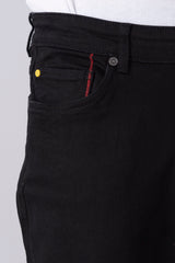 Straight Fit Black Jeans