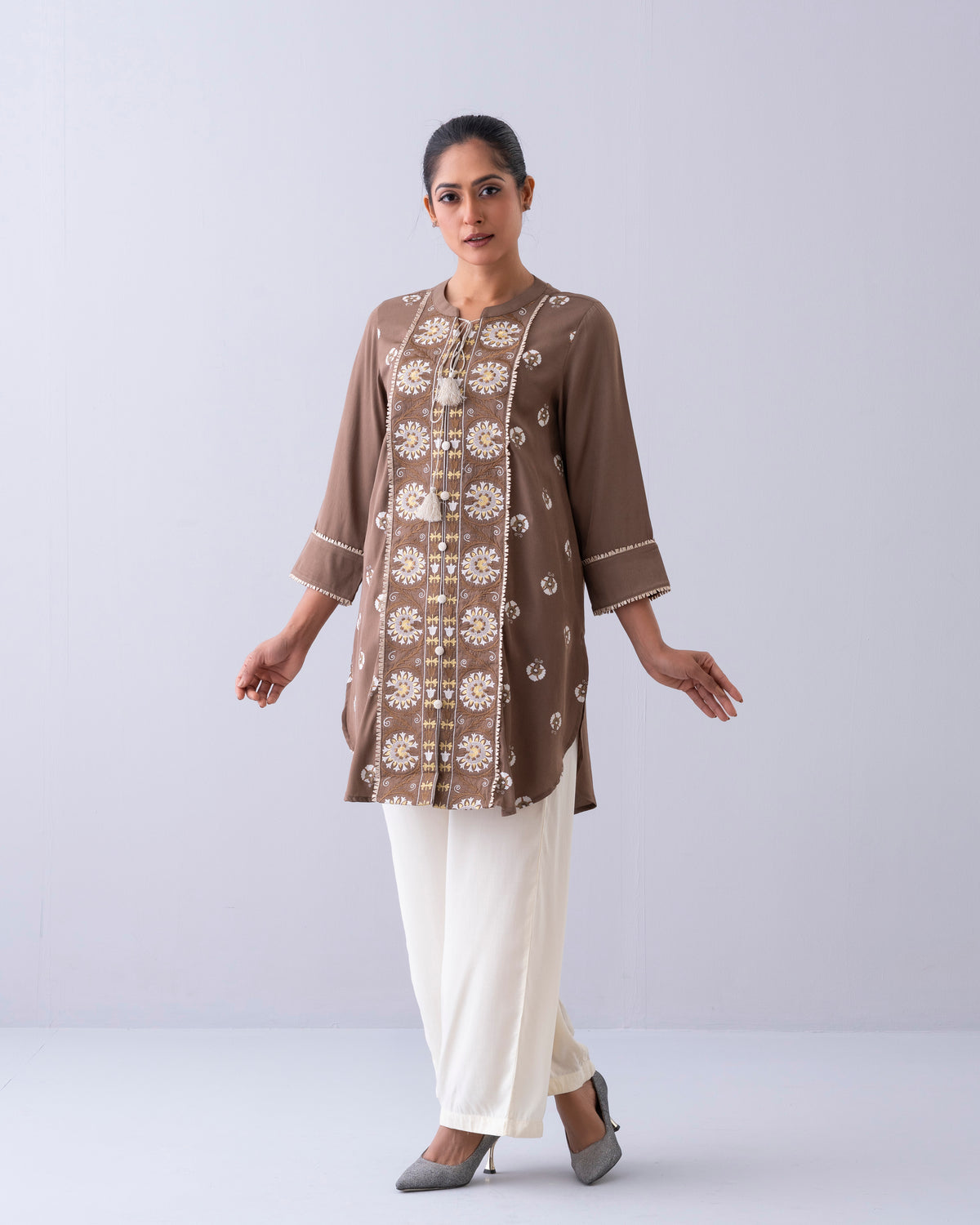 Smart Fit Embroidered Ethnic Kurti