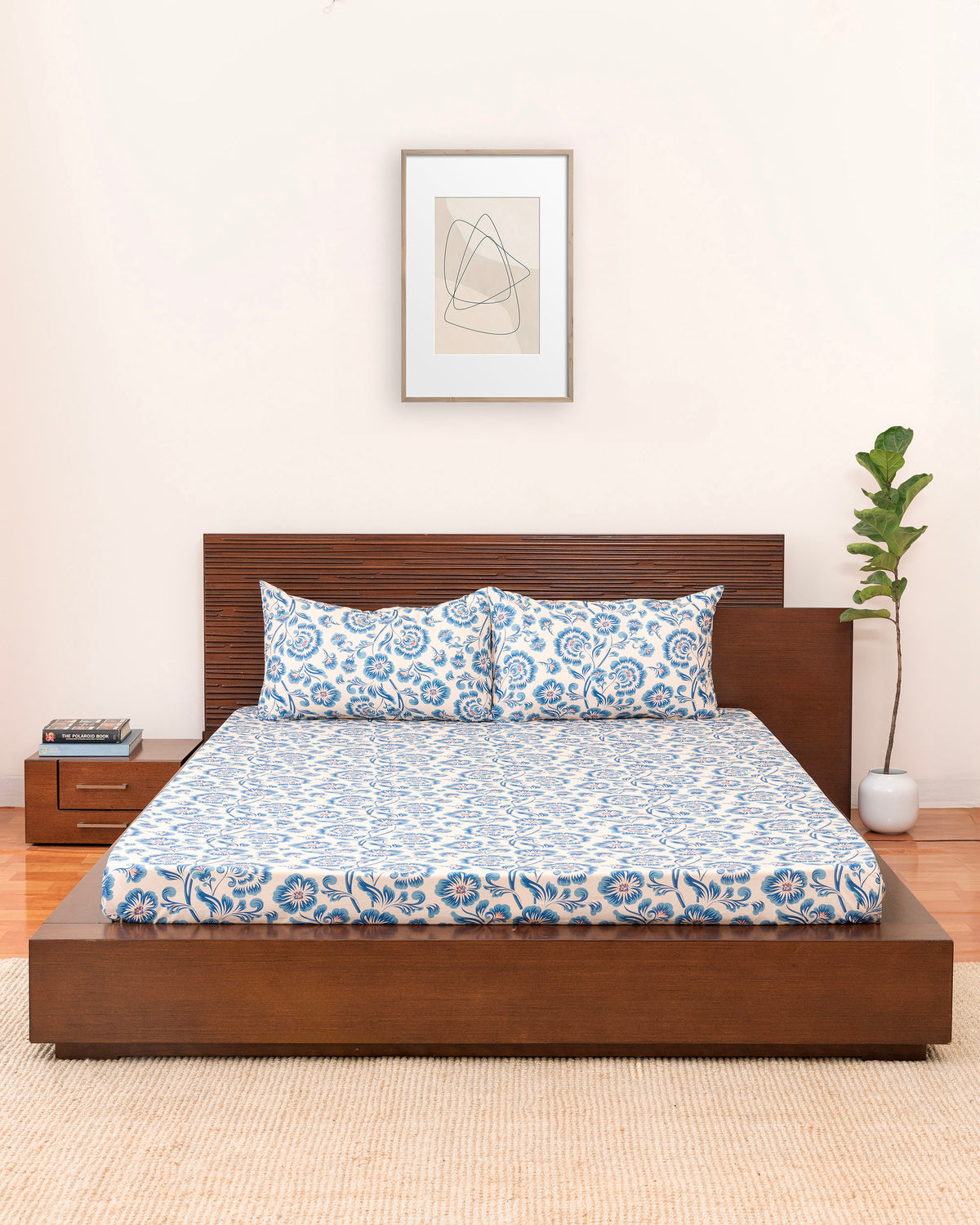 Bed Sheet - Cobalt Blue (Single Size)