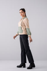 Regular Fit Semi-Quilted Hoodie