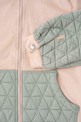 Regular Fit Semi-Quilted Hoodie