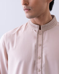 Regular Fit Embroidered Semi-Formal Kabli Set