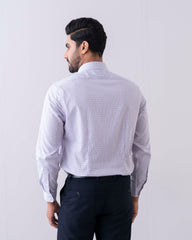 Slim Fit Micro Check Templeton Formal Shirt