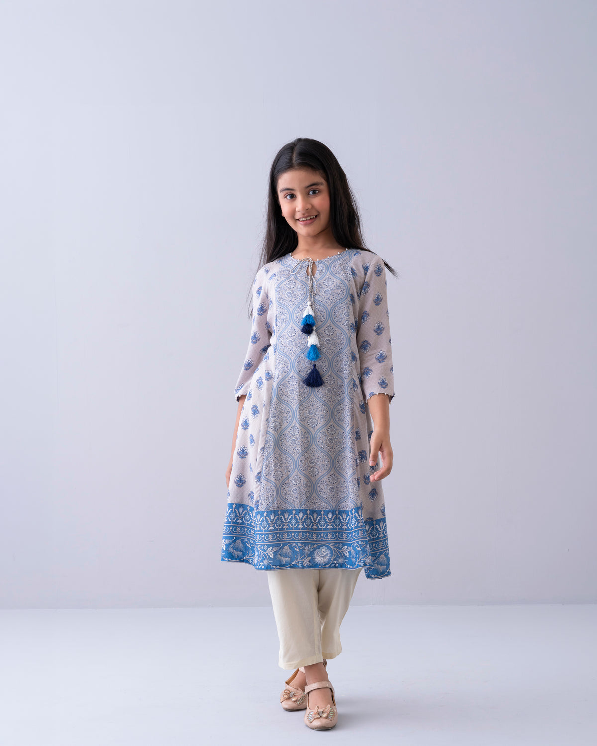 Junior Girls' Ethnic Top (10-14 Years)