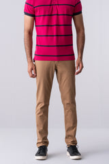 Slim Fit Solid Chinos