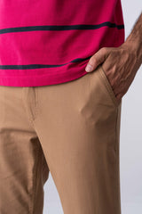 Slim Fit Solid Chinos
