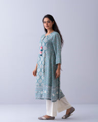 Smart Fit One-Piece Printed Ethnic Kurta