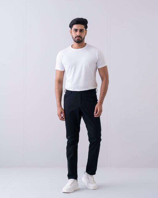 Regular Fit Solid Chinos