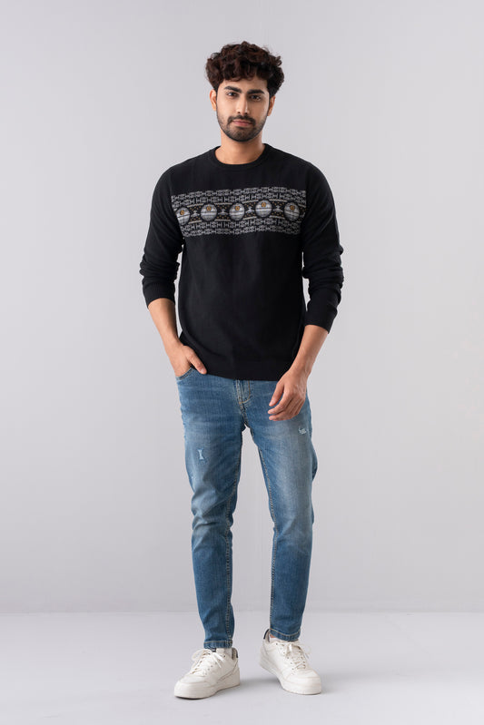 Regular Fit 'Star Wars'-Themed Sweater