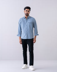 Regular Fit Solid Casual Shirt