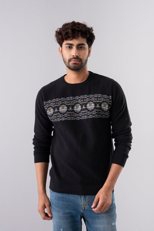 Regular Fit 'Star Wars'-Themed Sweater