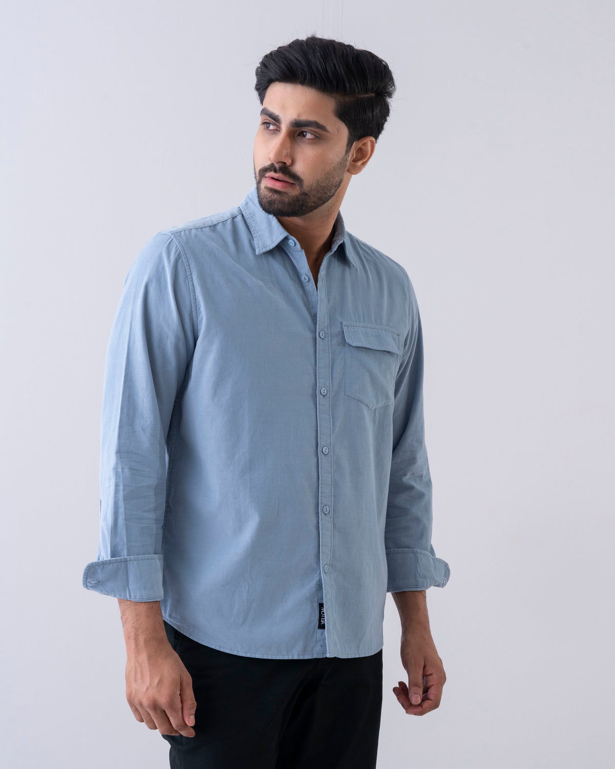 Regular Fit Solid Casual Shirt