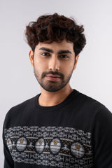 Regular Fit 'Star Wars'-Themed Sweater