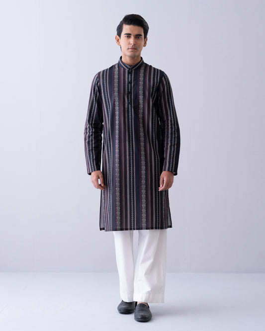 Regular Fit Printed Panjabi