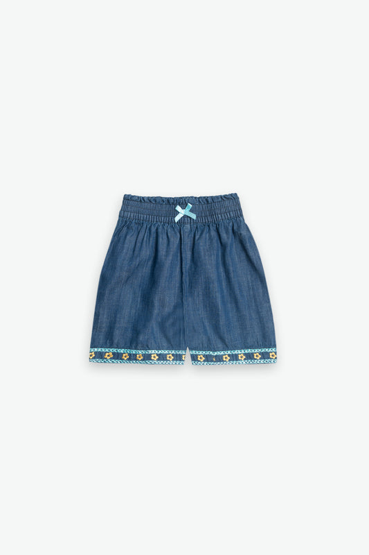 New Born Girls' Short Pant (6-18 Months)