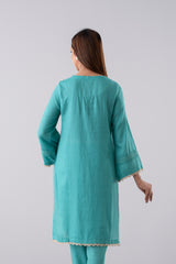 Smart Fit Two-Piece Jacquard Ethnic Set