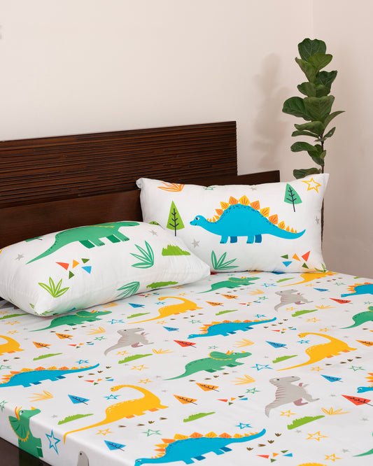 Kids Bed Sheet - King Size - Fun Animal