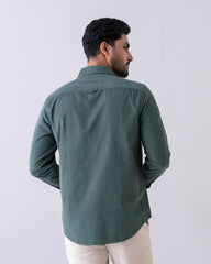 Regular Fit Solid Casual Shirt