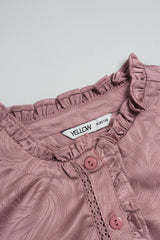 Junior Girls' Western Fashion Top (10-14 Years)
