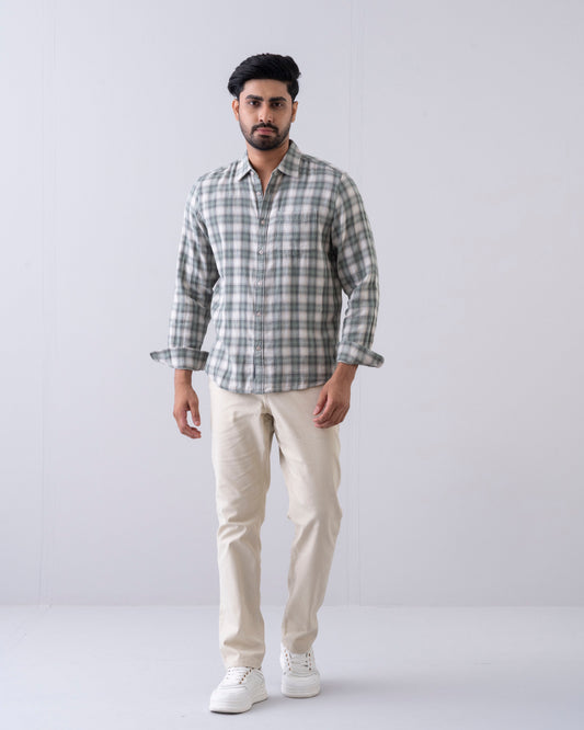 Regular Fit Check Casual Shirt