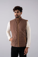 Reversible Corduroy Quilted Vest Jacket