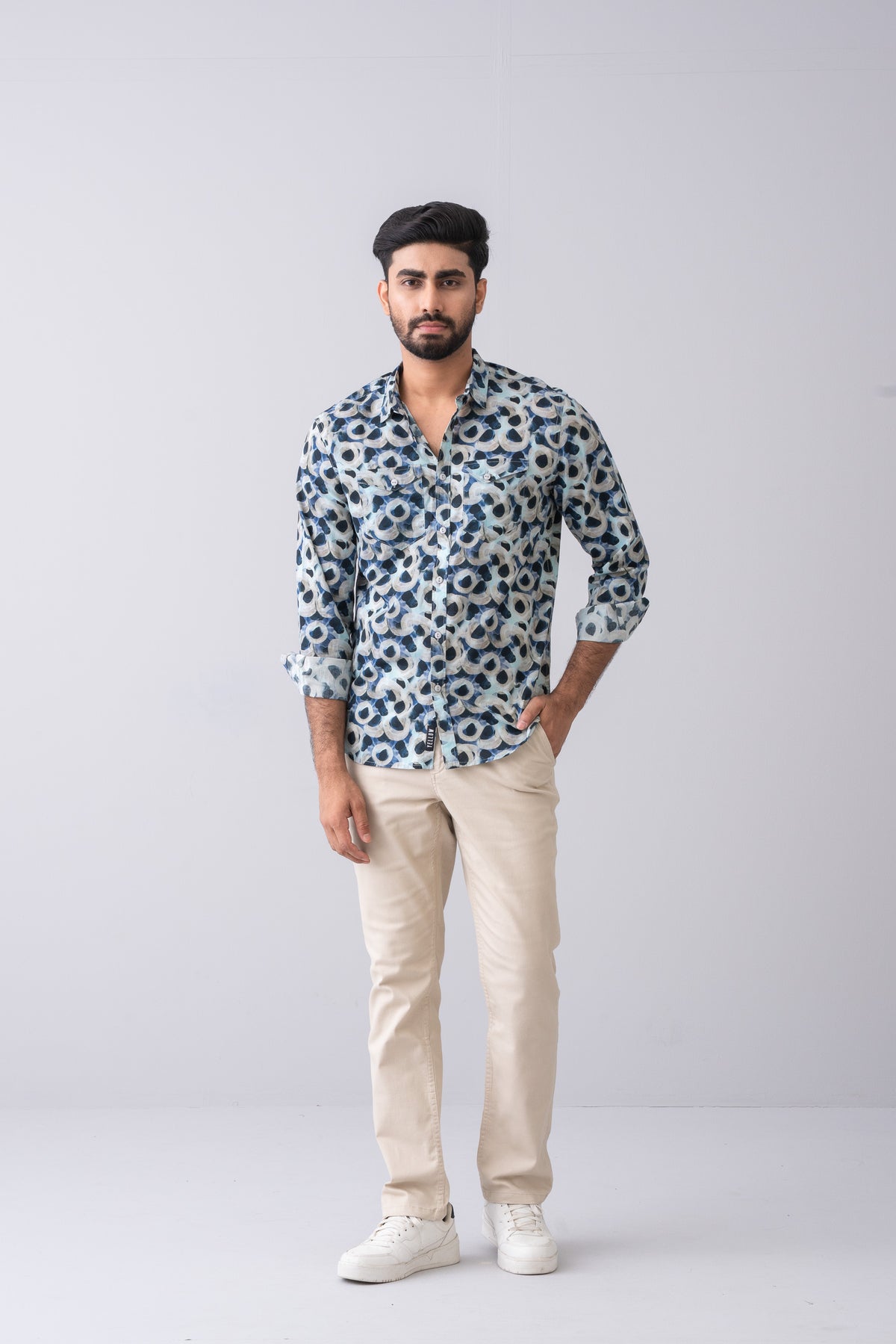 Regular Fit Printed Casual Shirt