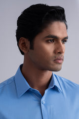 Regular Fit Sateen Weave Formal Shirt