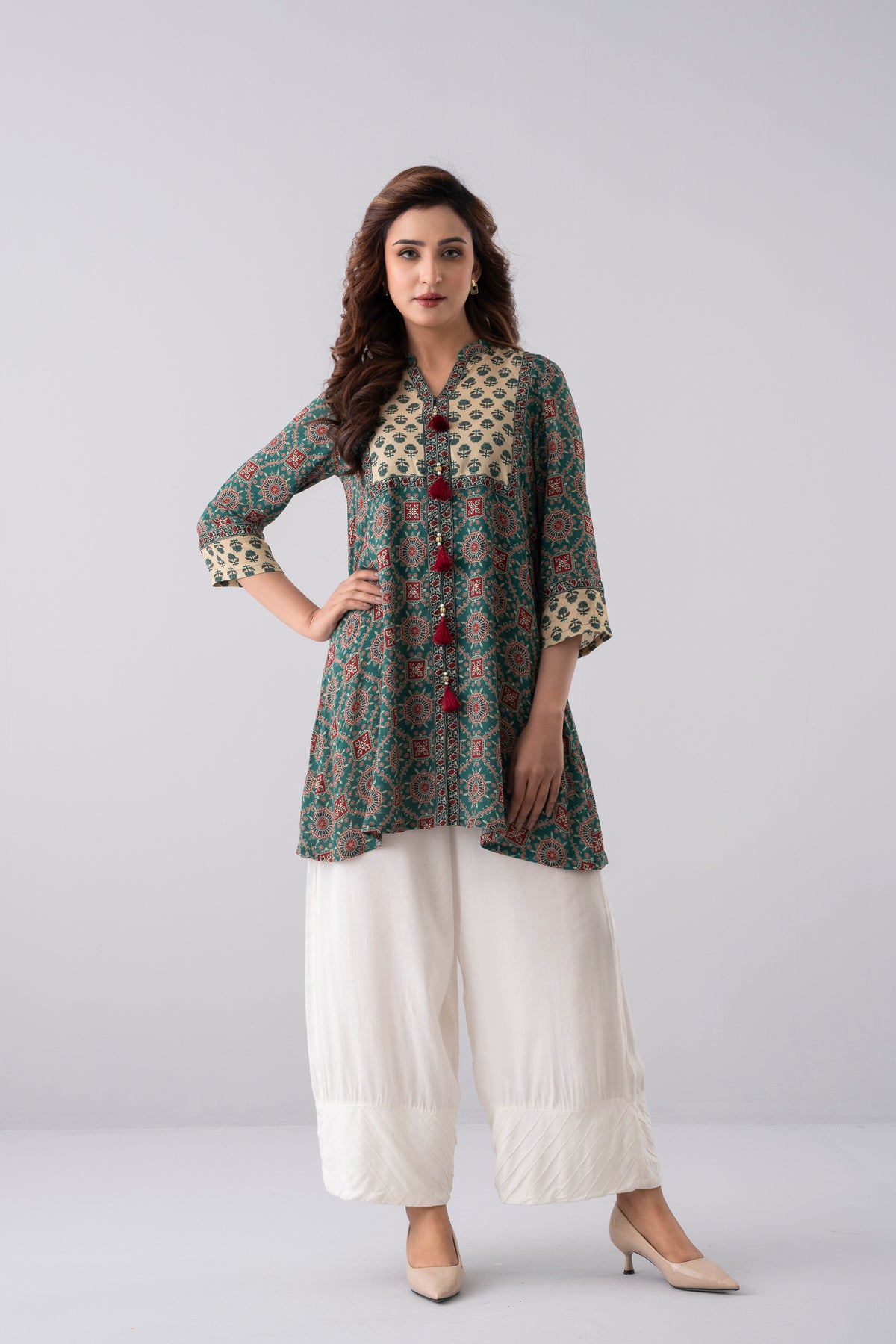 Smart Fit Printed Ethnic Kurti
