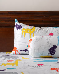 Kids Bolster Cover - Fun Animal