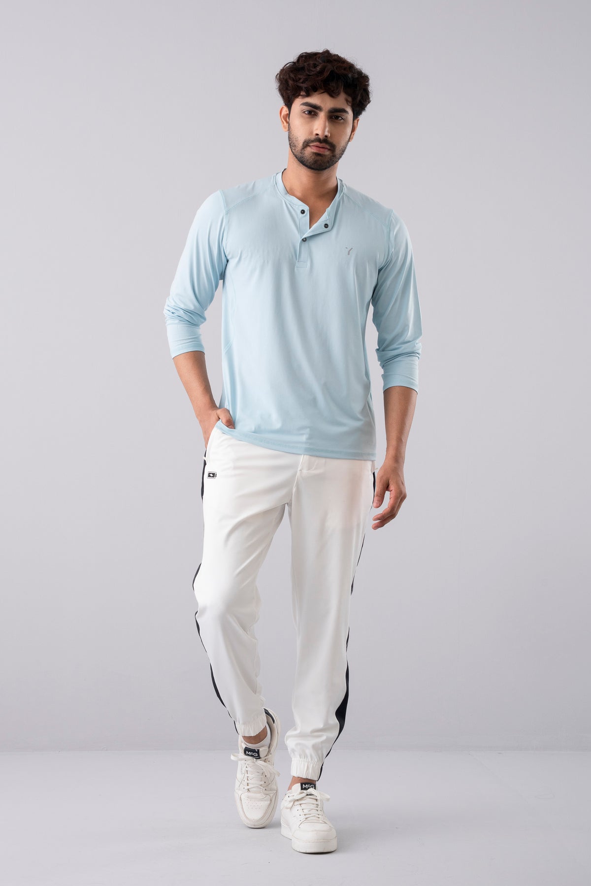 Regular Fit Henley T-Shirt - Athleisure