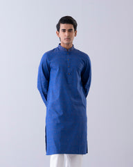 Regular Fit Embroidered Semi-Formal Panjabi