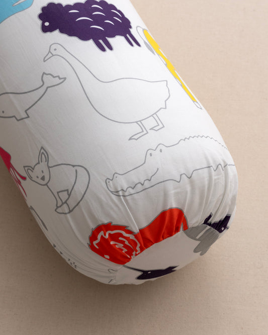 Kids Bolster Cover - Fun Animal