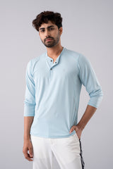 Regular Fit Henley T-Shirt - Athleisure