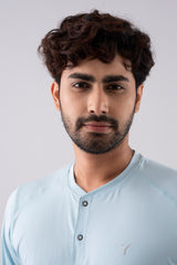 Regular Fit Henley T-Shirt - Athleisure