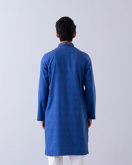 Regular Fit Embroidered Semi-Formal Panjabi
