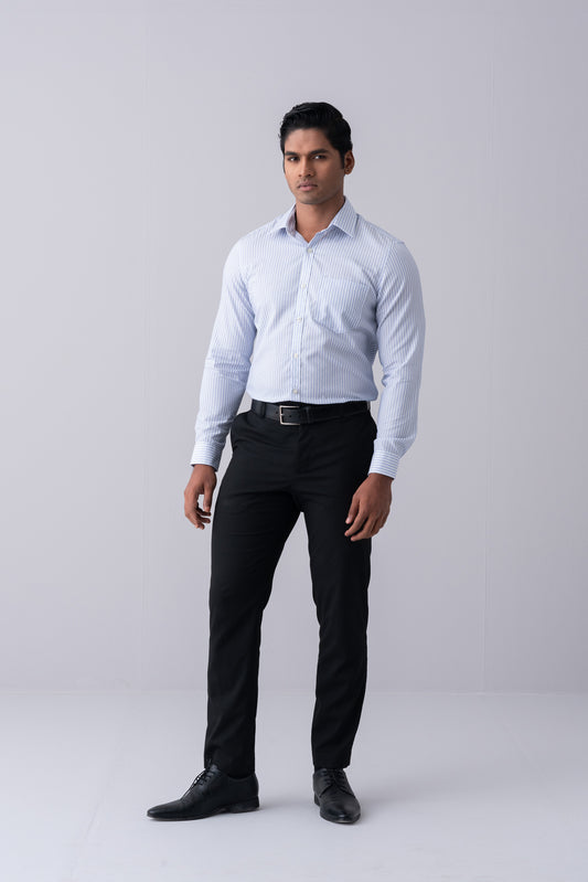 Slim Fit Classic Striped Templeton Formal Shirt