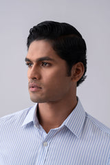 Slim Fit Classic Striped Templeton Formal Shirt