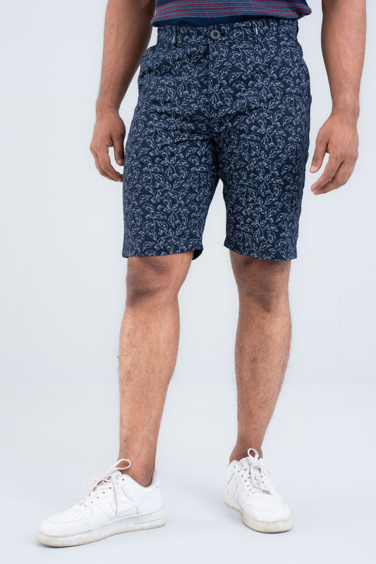 Regular Fit Floral Printed Shorts